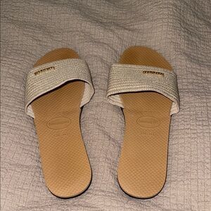 Havaianas Tan Sandals Comfortable Footwear